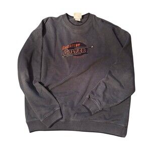 Grey vintage embroidered golf crewneck sweatshirt golf men’s xl